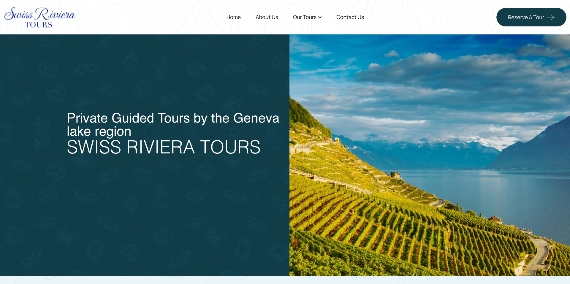 Swiss Riviera Tours — page d'accueil du nouveau site web